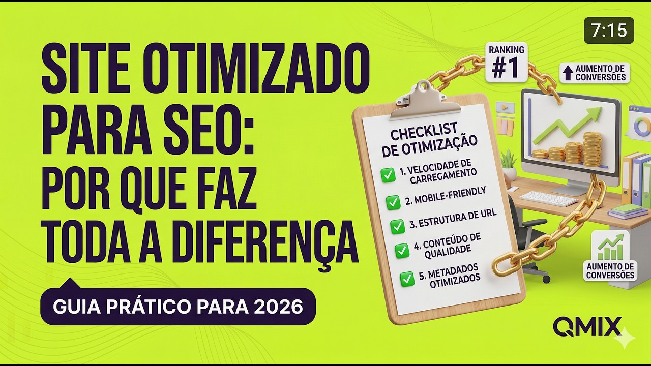 Site Otimizado para SEO: 7 Fatores que Fazem Toda a Diferen&ccedil;a no Google [2026]