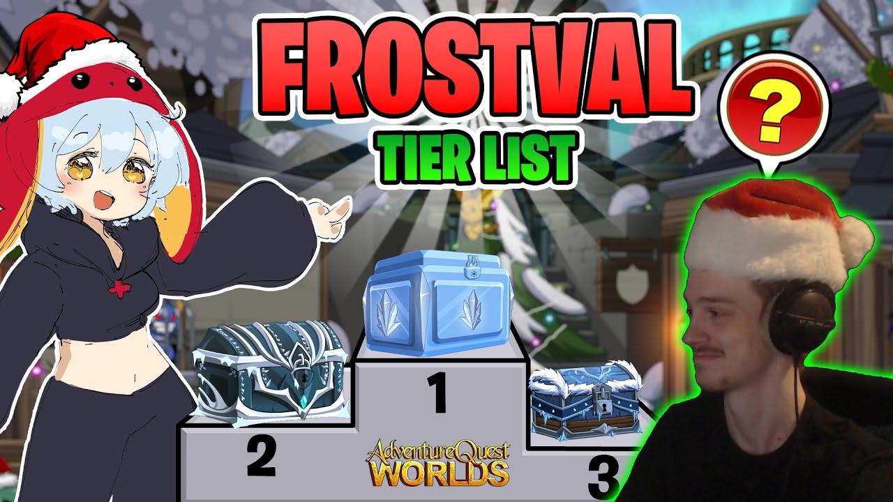 The Best Frostval 10k Colletion Chest??? AQW Tier List