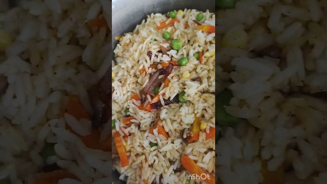 #Sunday lunch#veg fried rice:, chilli paneer #