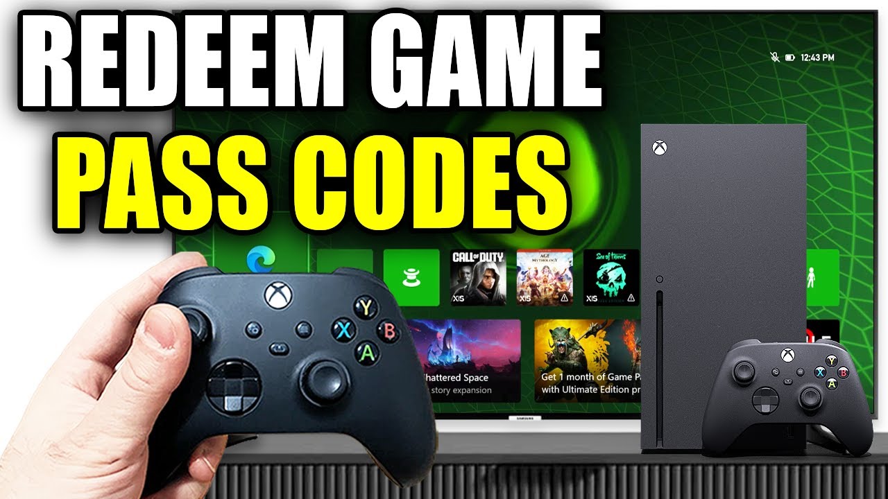 Как использовать коды Xbox Game Pass на Xbox Series X|S
