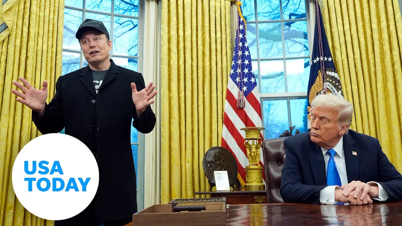 Trump signs order to cut down federal workforce with Musk's help