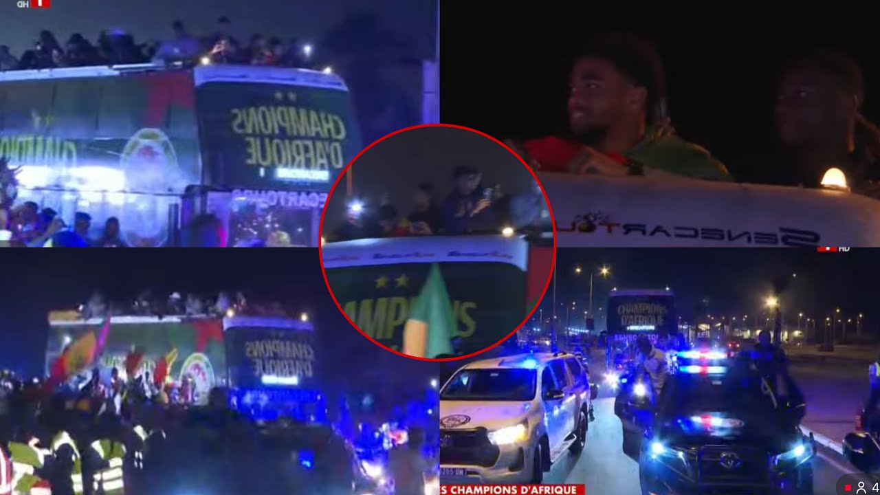 « Le convoi et la parade des joueurs en bus, en pleine nuit: du jamais-vu, accueillis par une foule