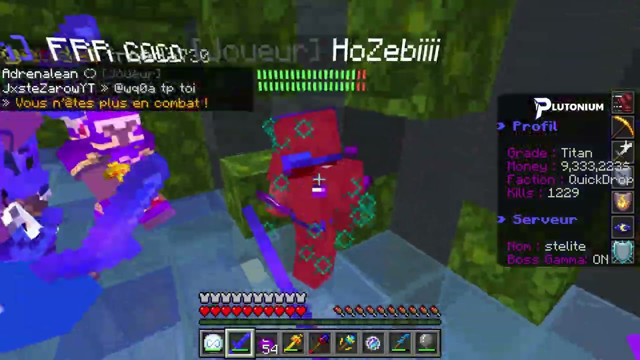 ont drop un full plutonium ( hozebi ) il tombe faille  je fait un massacre avec le full plutonium !