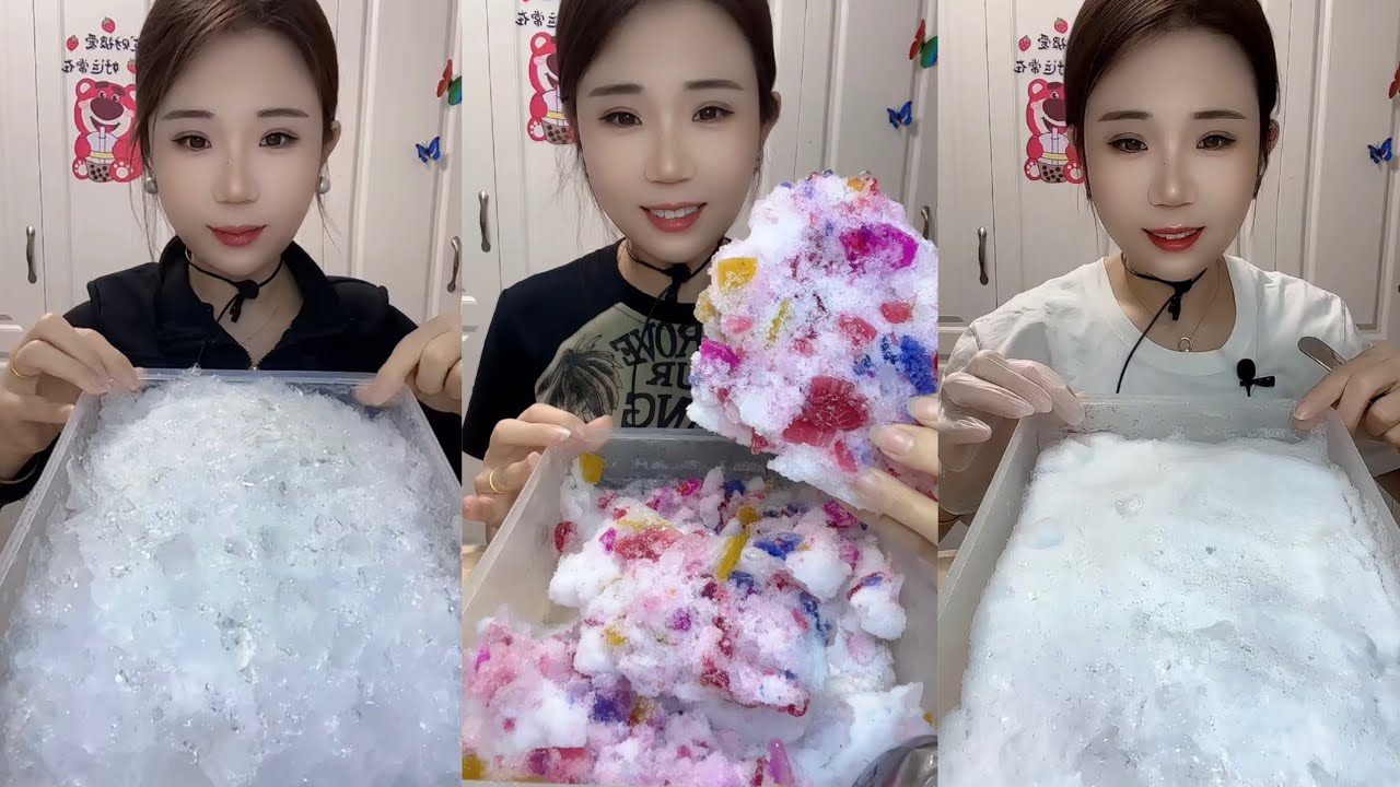 [ASMR]YY White Ice|Hard Ice|Crushed Ice|Ice Eating|SOLO|#Whitice