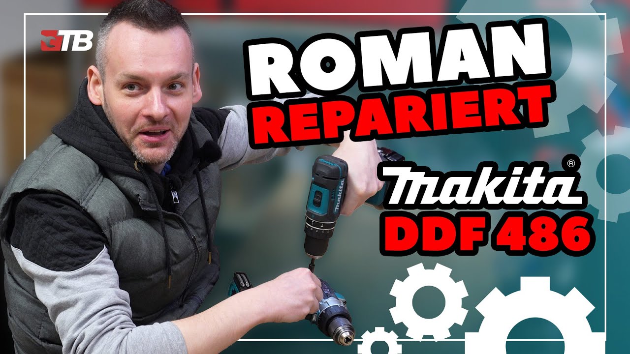 😱 Macht KOMISCHE GERÄUSCHE und sonst NICHTS! MAKITA DDF 486 mit ELEKTRONIK Schaden - Roman repariert