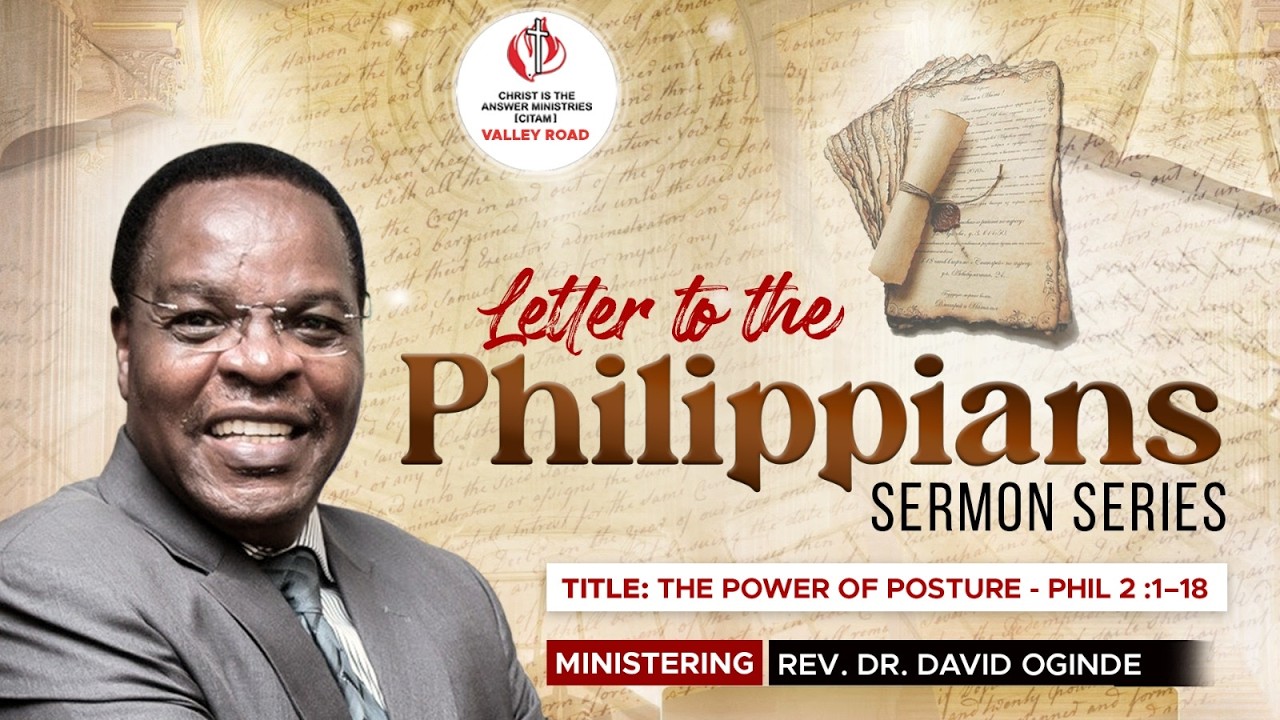 THE POWER OF POSTURE  - PHIL 2:1-18 || Rev. Dr David Oginde - 2nd Service 15th March 2026