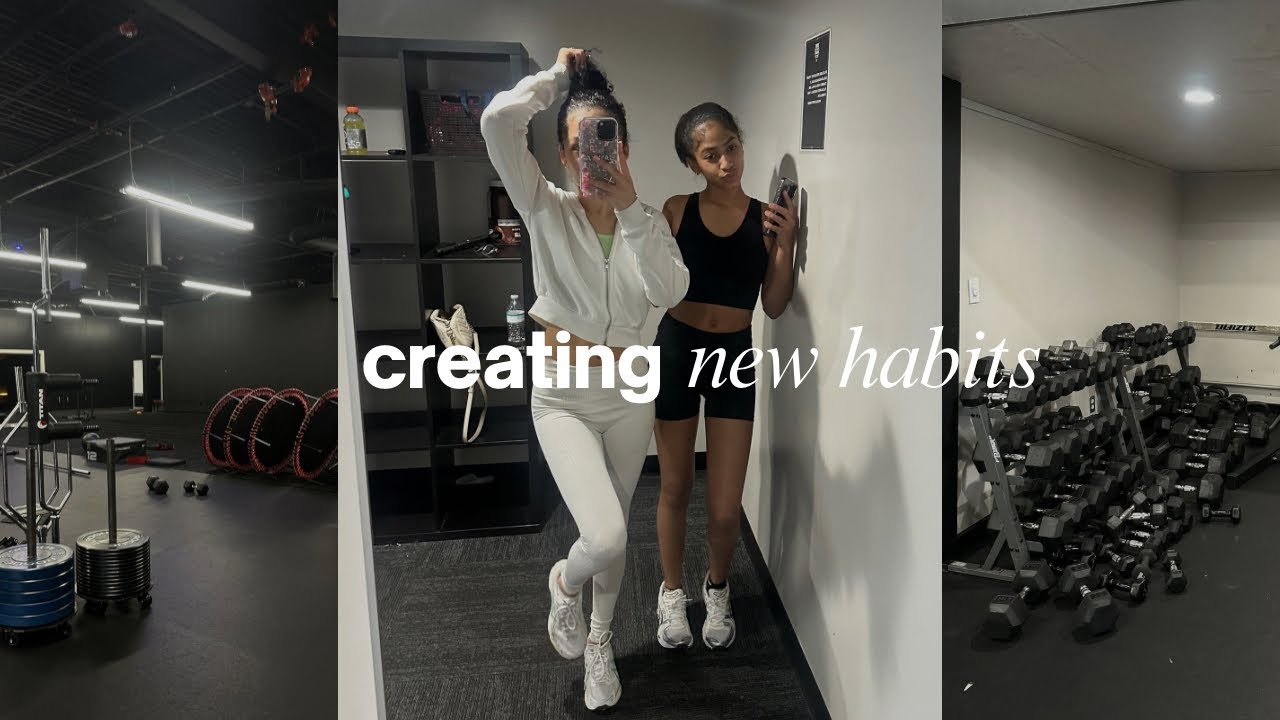 creating new habits ♡ ep 1 | gym (trainer??), sleep schedule, class, trying new food, etc..