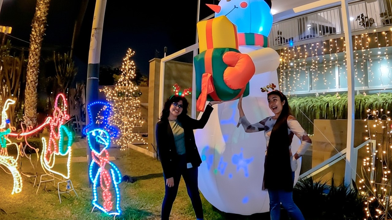 Visitamos los 2 DISTRITOS más NAVIDEÑOS del PERÚ | Navidad 2025 | San Isidro | Surco