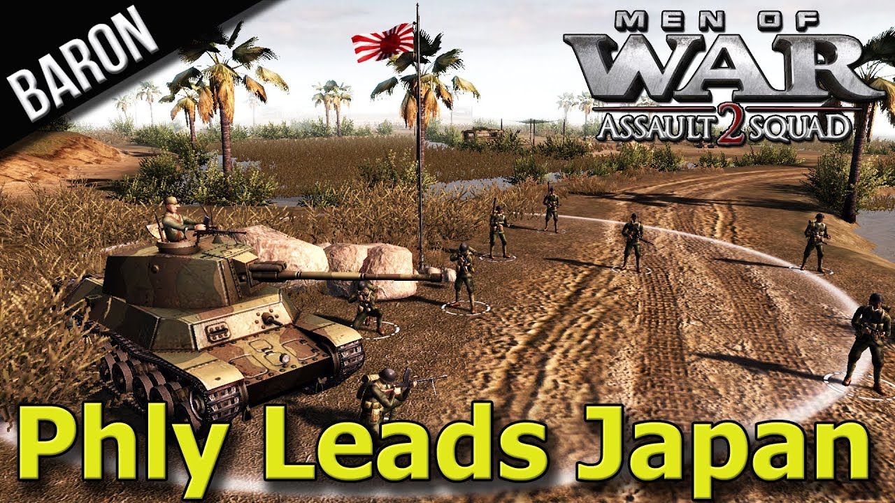 Men of War Assault Squad 2 - Phly Leads Honorable Japan - Men of War Multiplayer Gameplay
