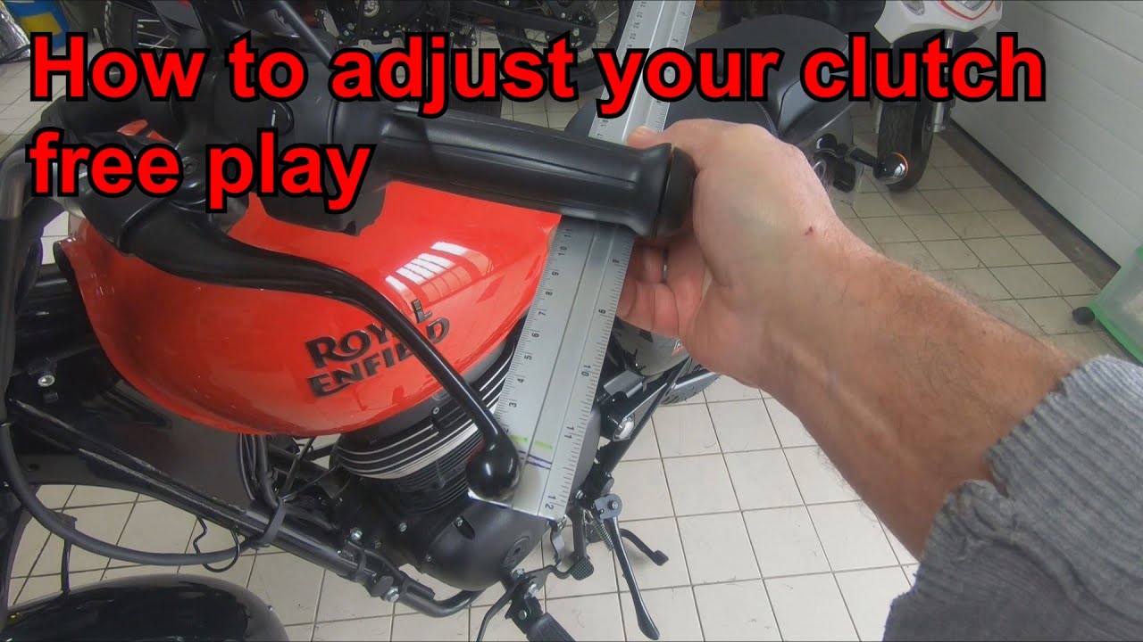 #royal enfield meteor 350 clutch free play adjustment