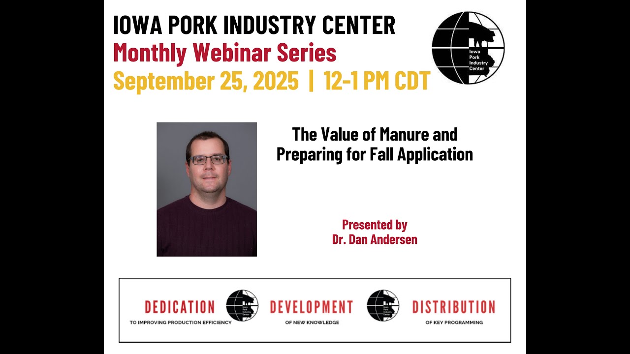 IPIC Webinar Series: The Value of Manure and Preparing for Fall Application