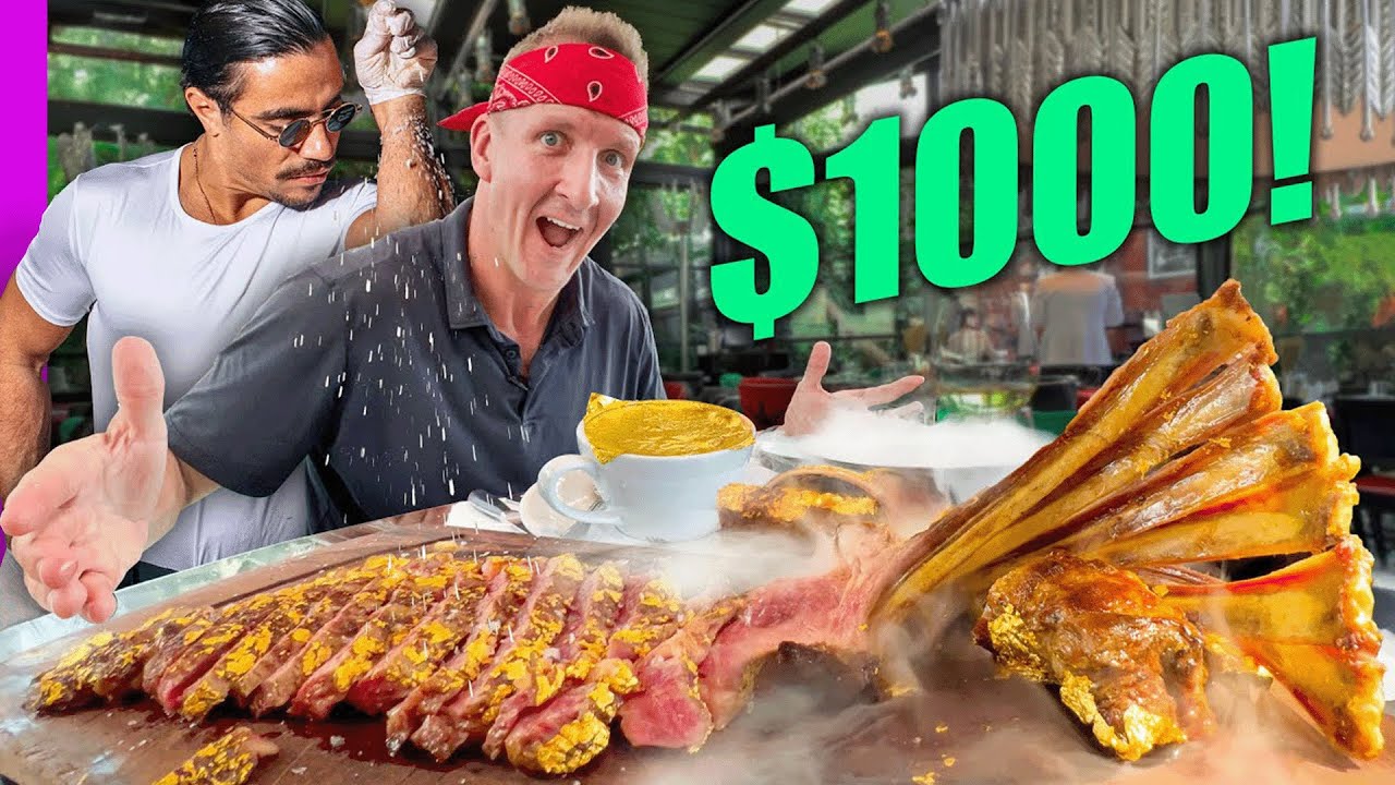 &iexcl;Desaf&iacute;o Salt Bae de $1000! &iexcl;Precios DEMENTES de carne de lujo!