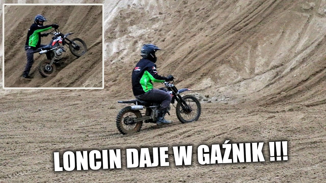 Mirek na LONCINIE ATAKUJE PODJAZD !!! - żwirownia Piaseczno