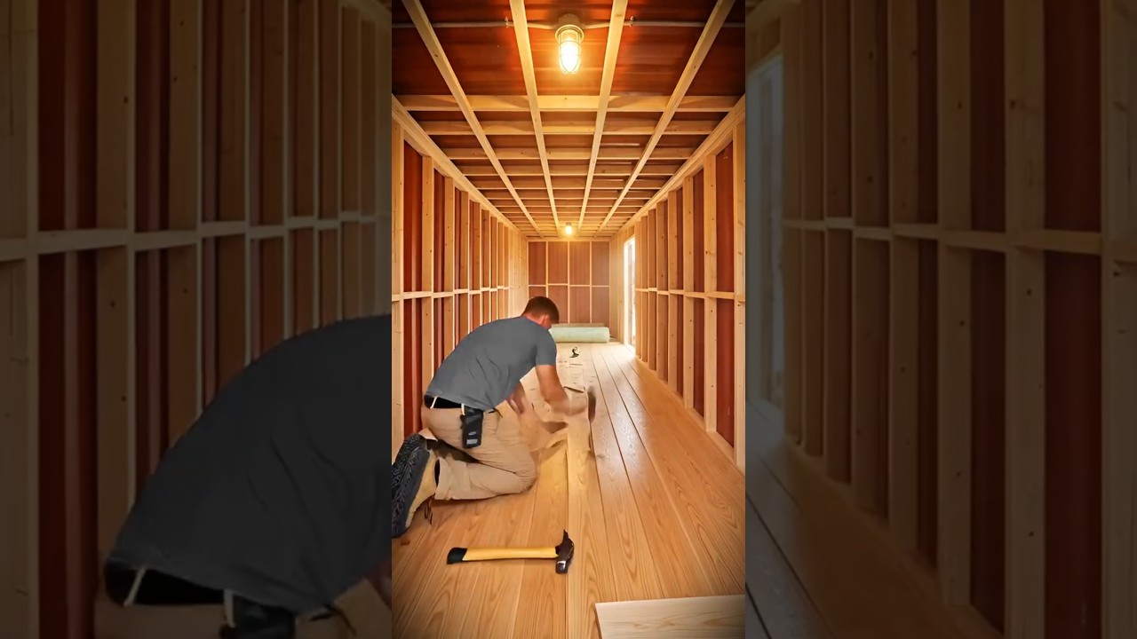Building Secret Underground Room From Shipping Container 🛠️