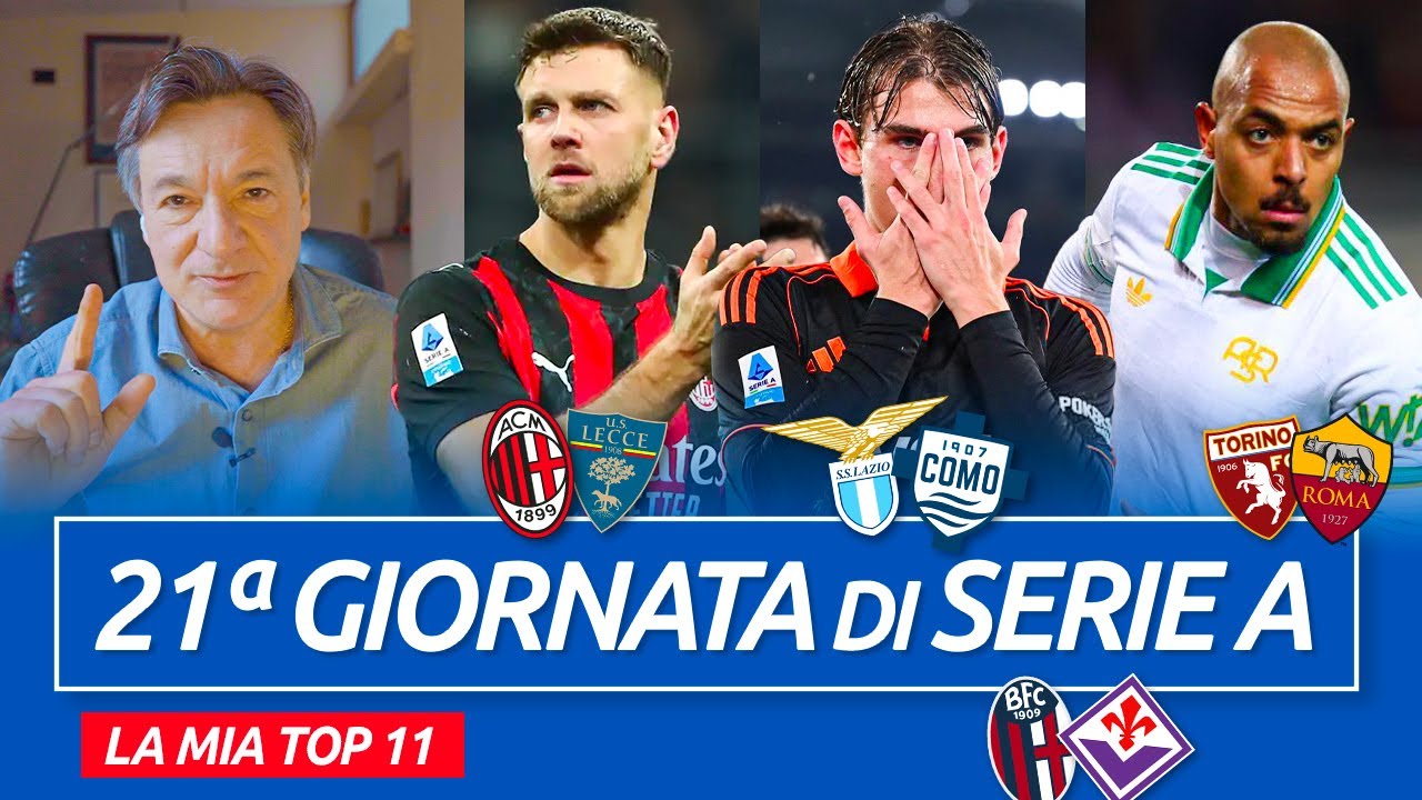 JUVE frena! INTER, MILAN e NAPOLI non sbagliano. MALEN accende la ROMA! | Top 11 – 21ª giornata