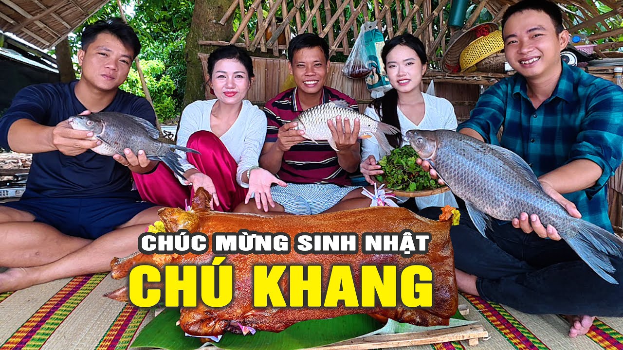 🔴 Bữa Tiệc Heo Quay Trên Chòi Lá | Cẩm Hằng