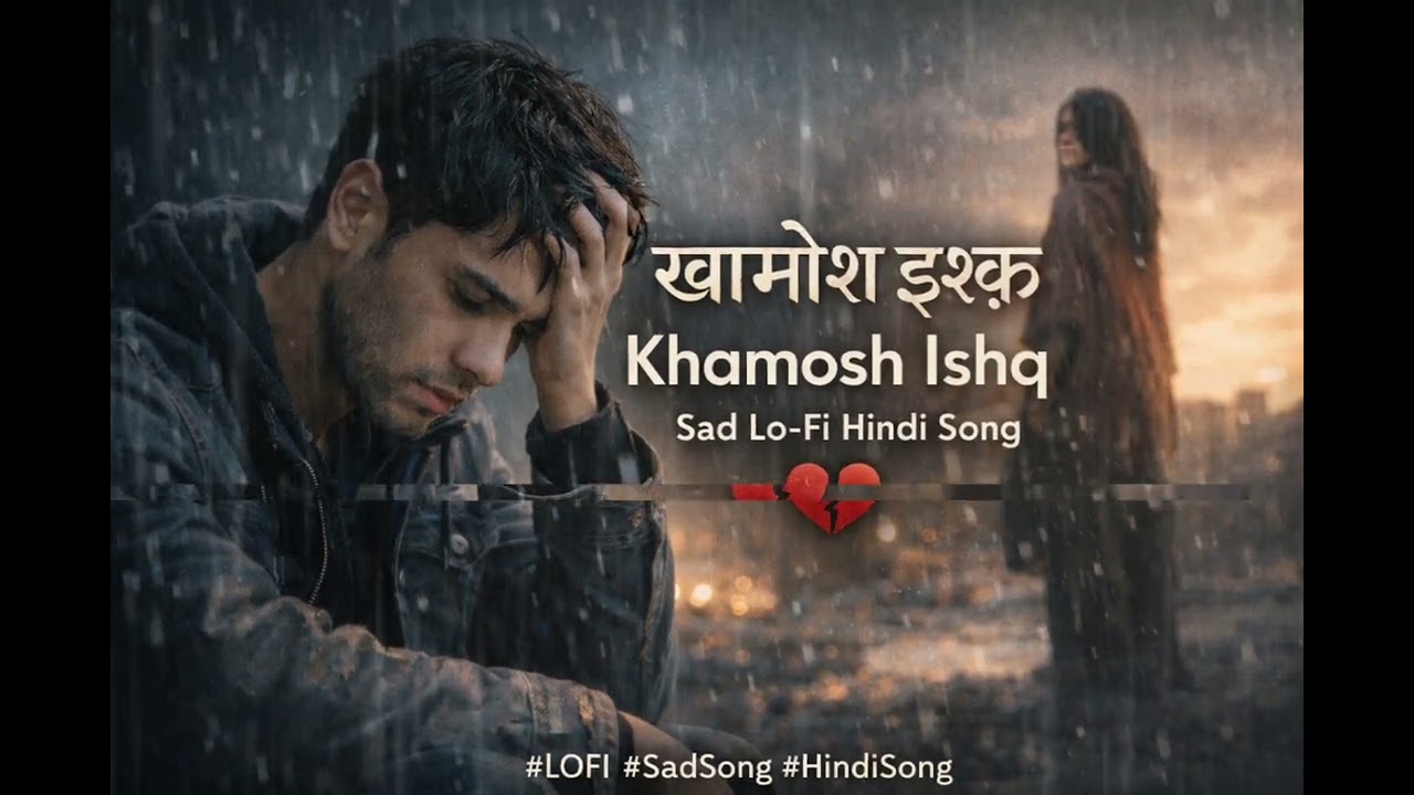 खामोश इश्क़ | Khamosh Ishq | Sad Hindi Lo-Fi Song | Heart Touching Breakup Song