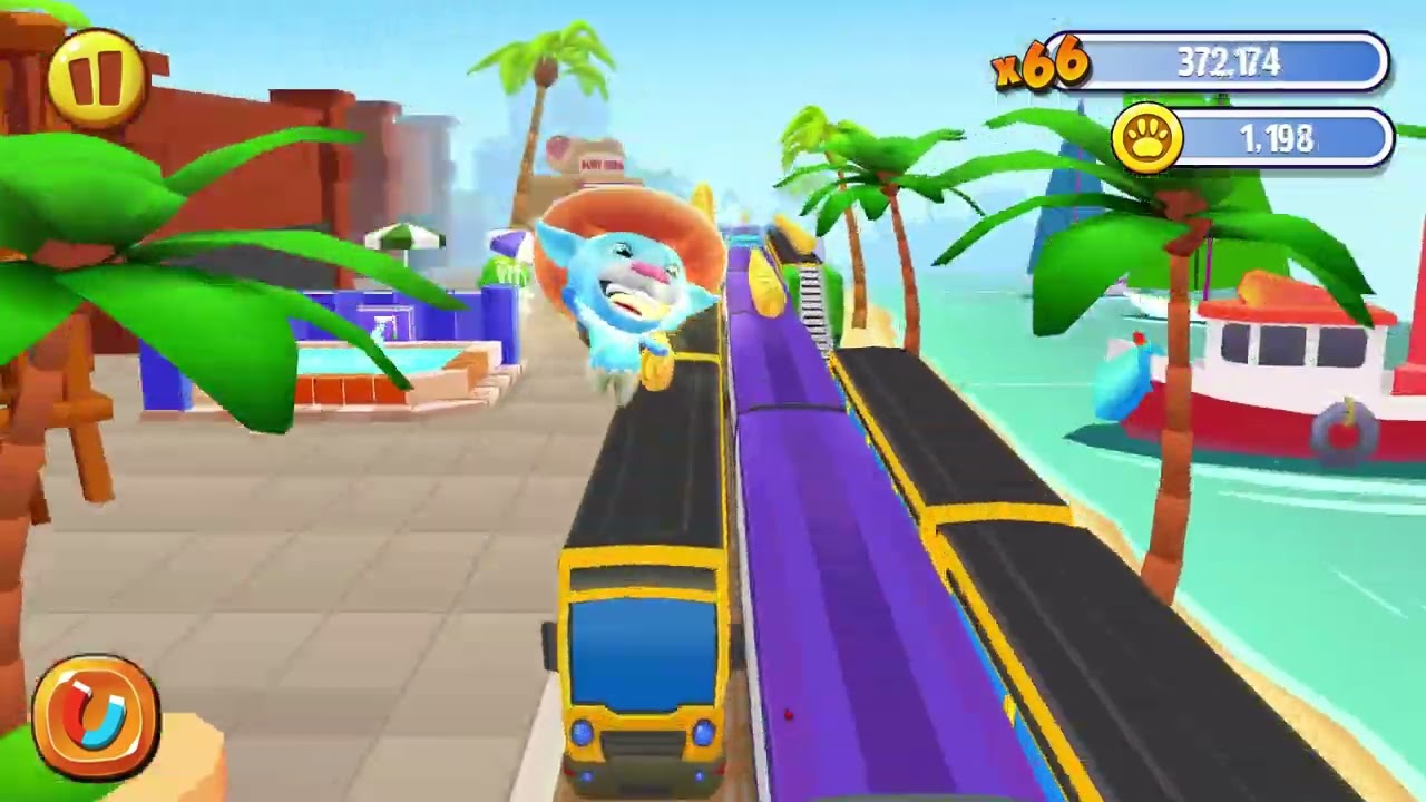Never Play Blue Mushroom Cat Run