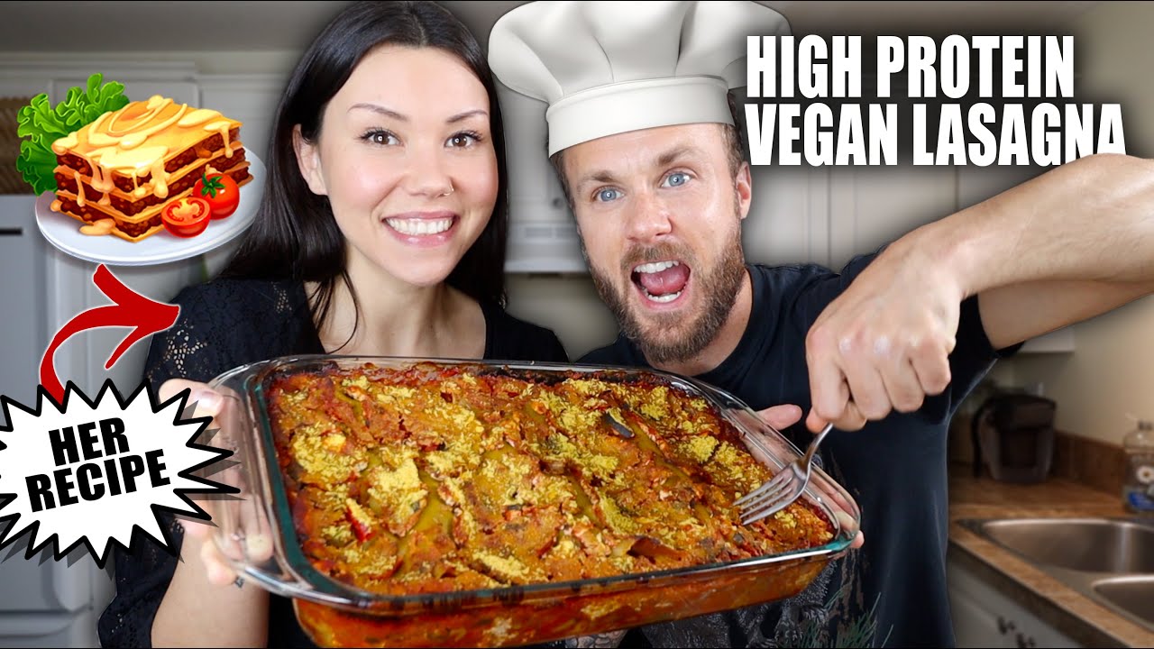 HIGH PROTEIN VEGAN LASAGNA | EASY & AMAZING! 👩🏻‍🍳👨🏼‍🍳