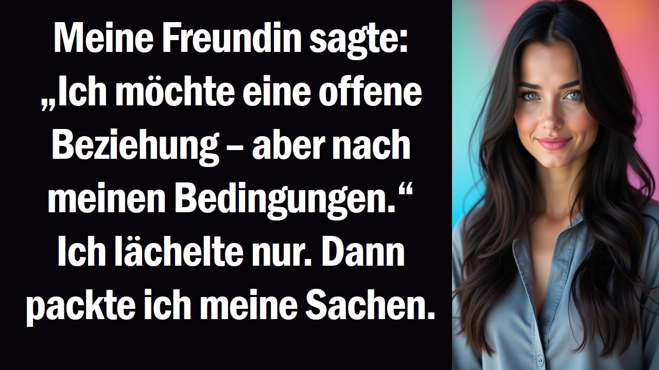 Meine Freundin sagte „Ich möchte eine offene Beziehung – aber nach meinen Bedingungen.“ Ich