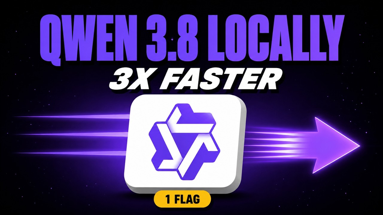 Qwen 3.8 27B is 3X Faster With ONE Setting