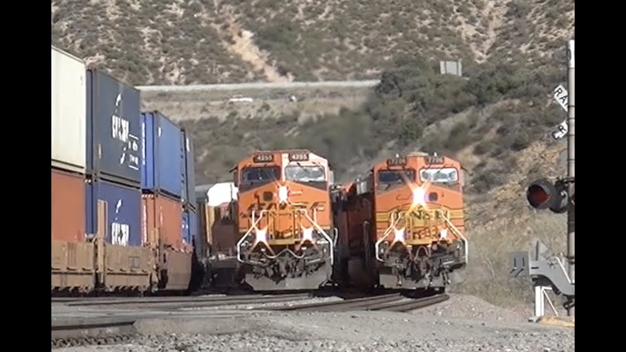 ENDLESS TRAINS ON THE CAJON PASS 1/27/18 (Part 2)
