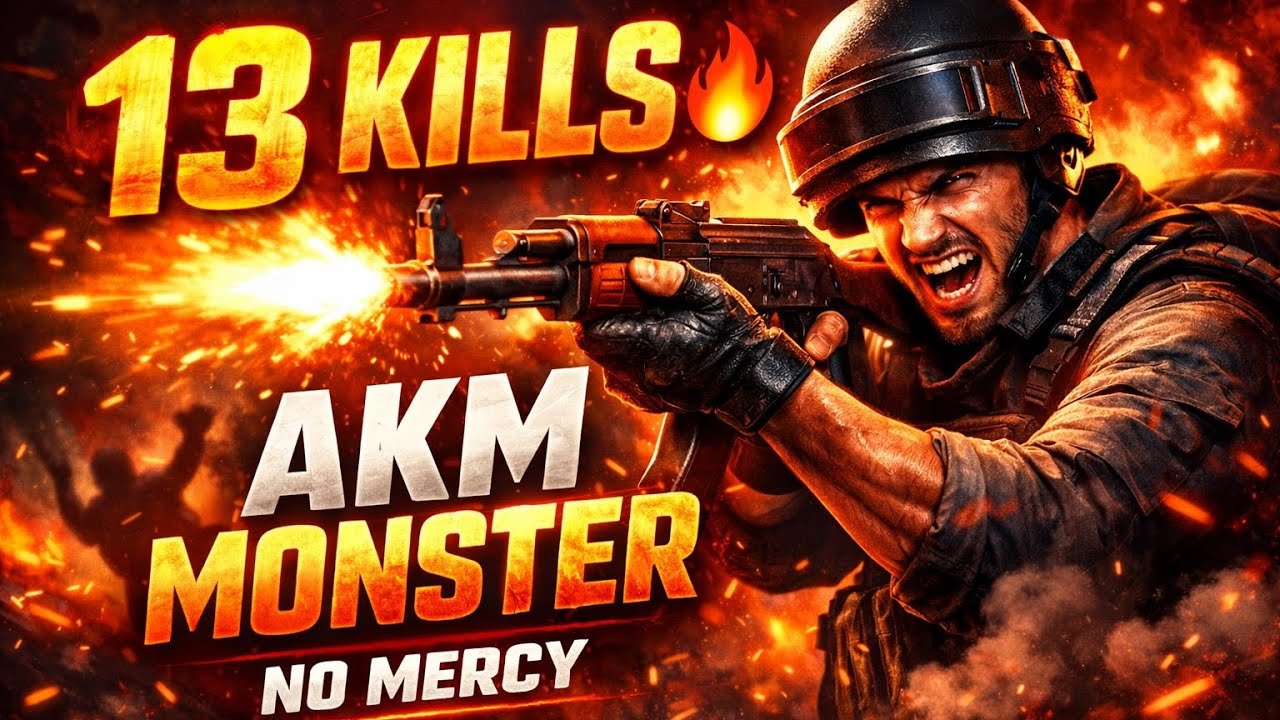 AKM 13 Kills 🔥 TDM Clutch
