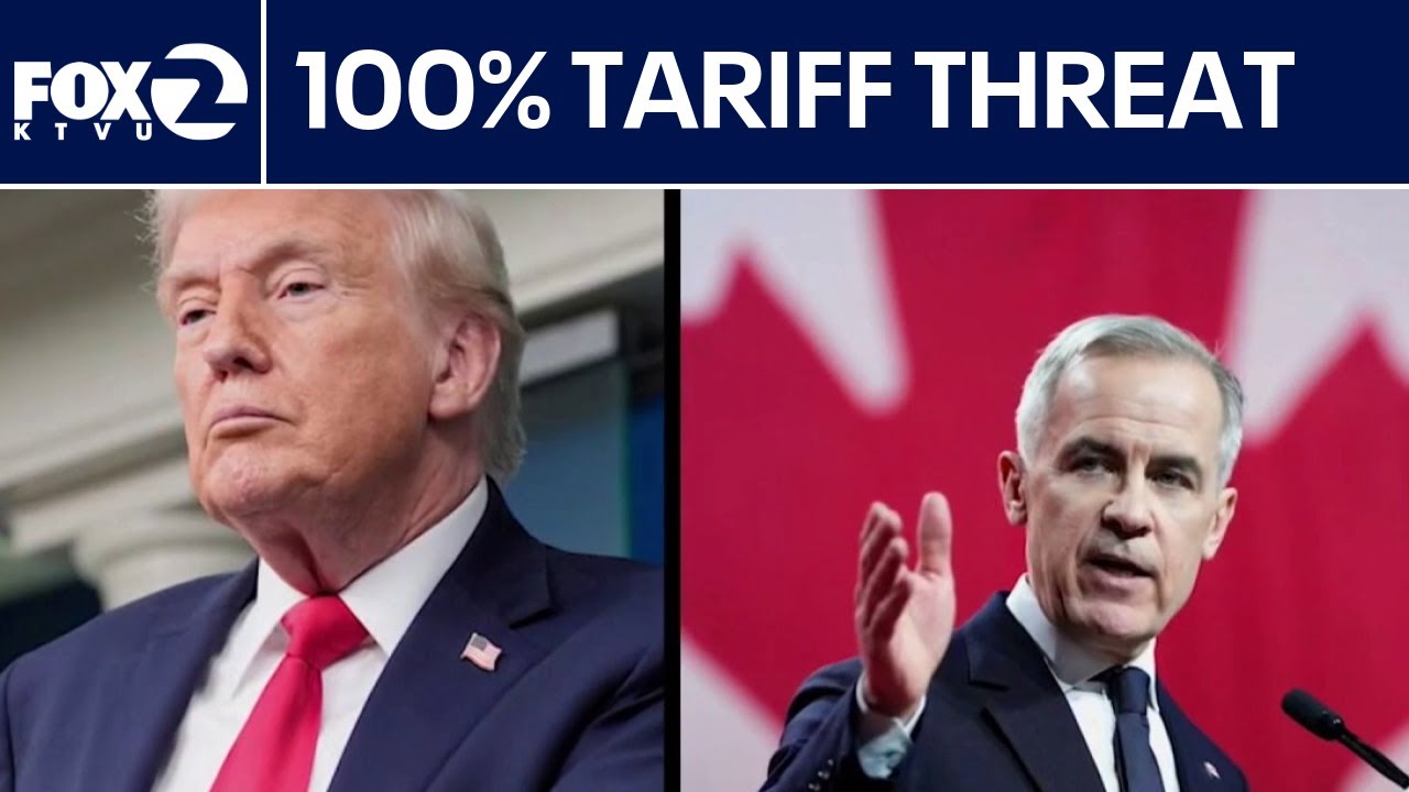 Trump threatens 100% tariffs on Canada | KTVU