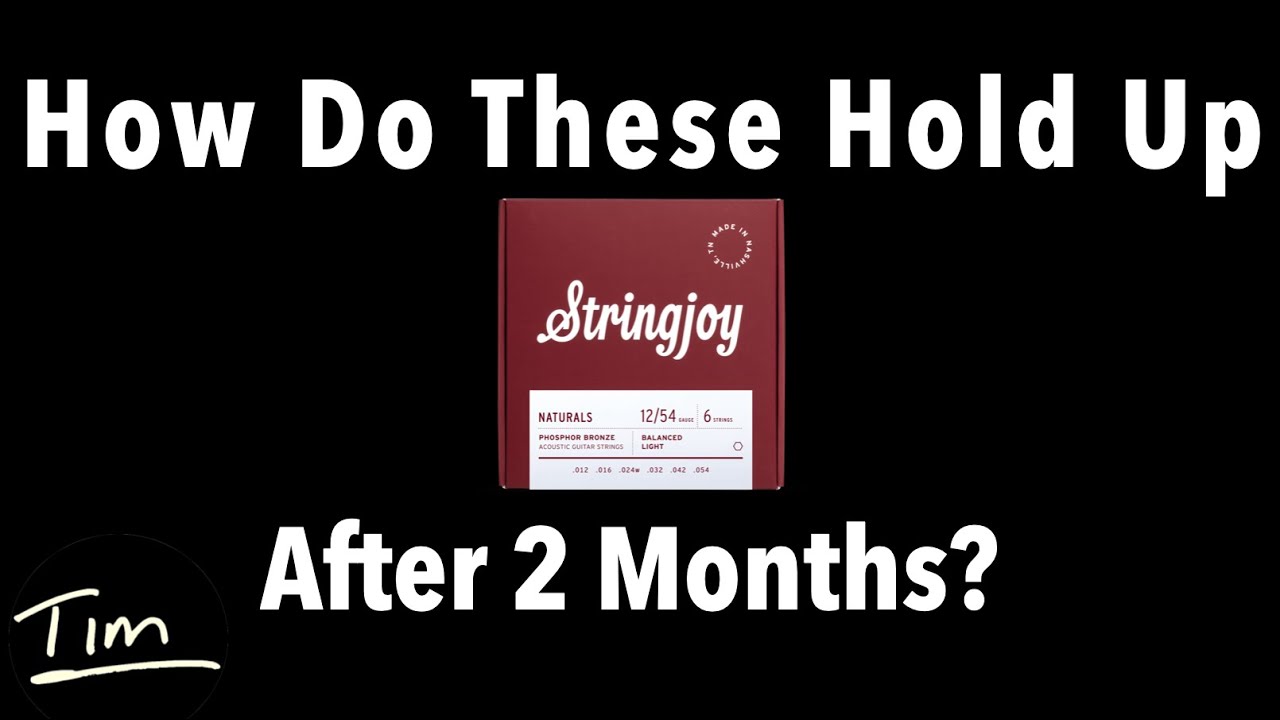 Stringjoy Phosphor Bronze New vs 2 Months Old Demo