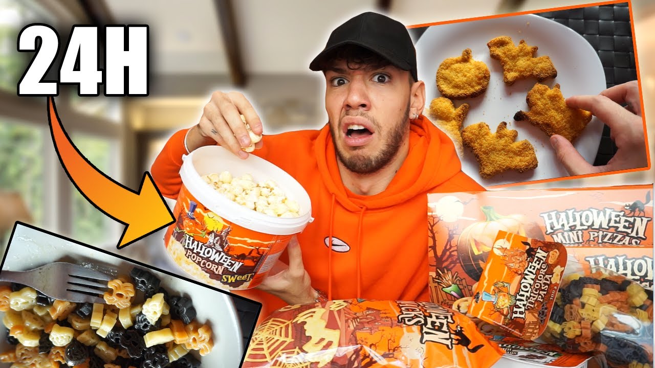MANGIO SOLO CIBO DI HALLOWEEN PER 24 ORE!!! *non me lo aspettavo*