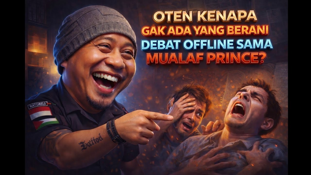 Gak ada yang mau debat offline sama mualaf prince, kenapa?