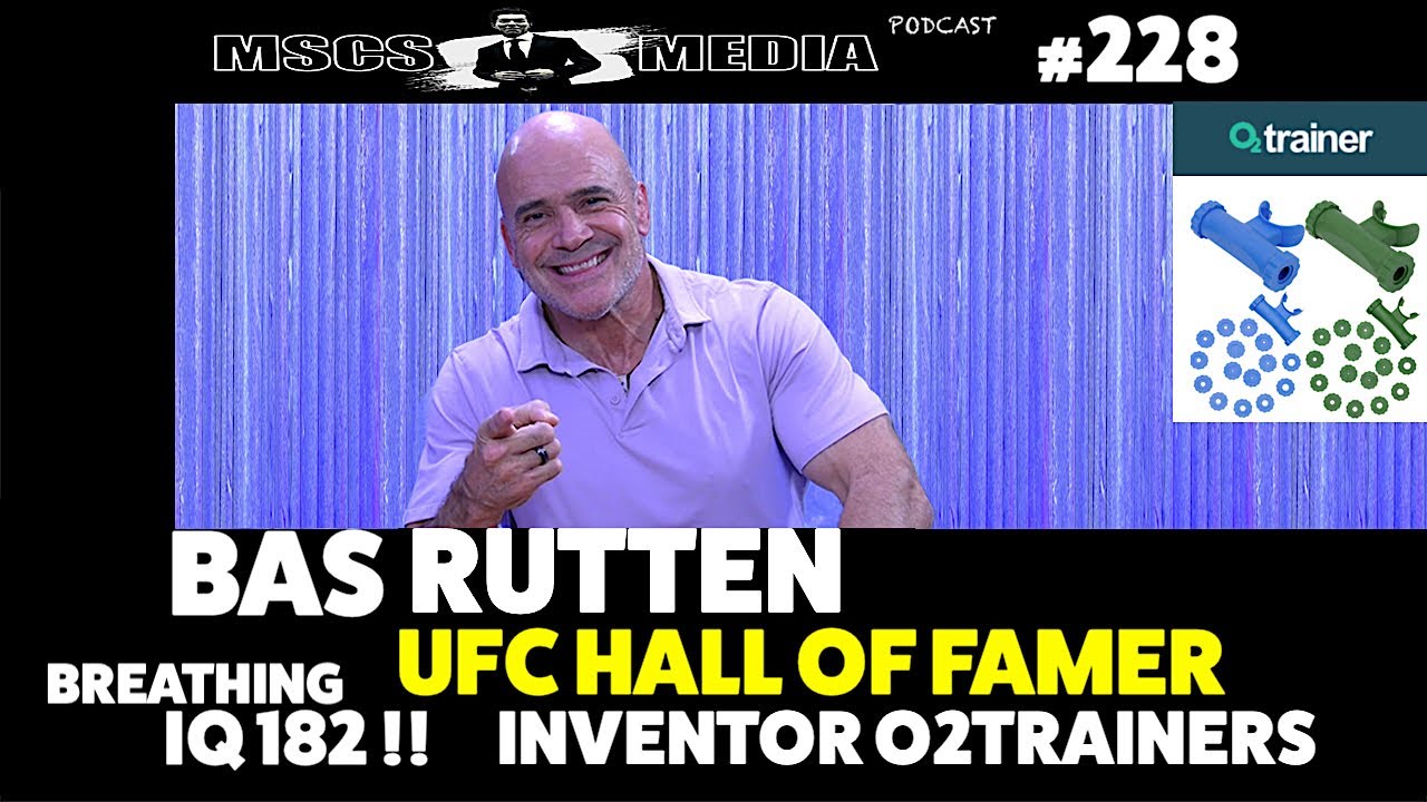Bas Rutten - UFC Hall Of Fame - Inventor O2Trainer - Mscs Media *228