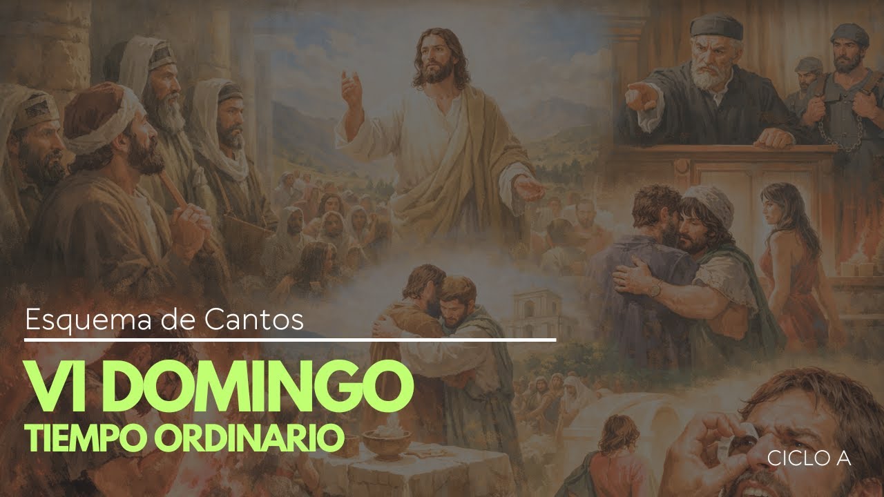 Esquema de Cantos VI Domingo del tiempo ordinario / Ciclo A