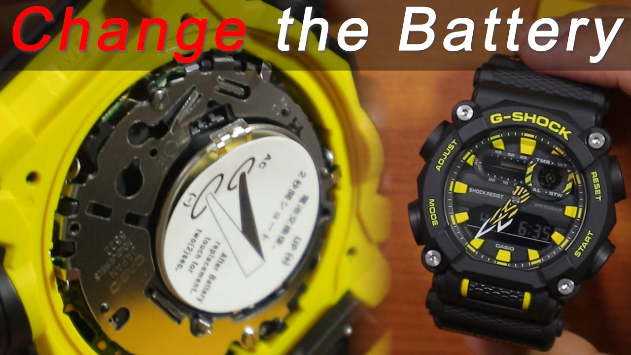 Cara Mengganti Batrai Jam Tangan | Replace Battery G-SHOCK GA 900 Indonesia