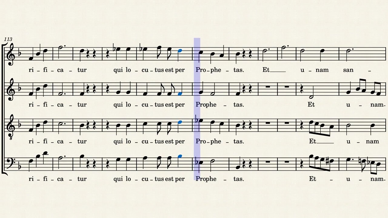 Missa Tempore Quadragesimae   Credo   Allegro   BASSE