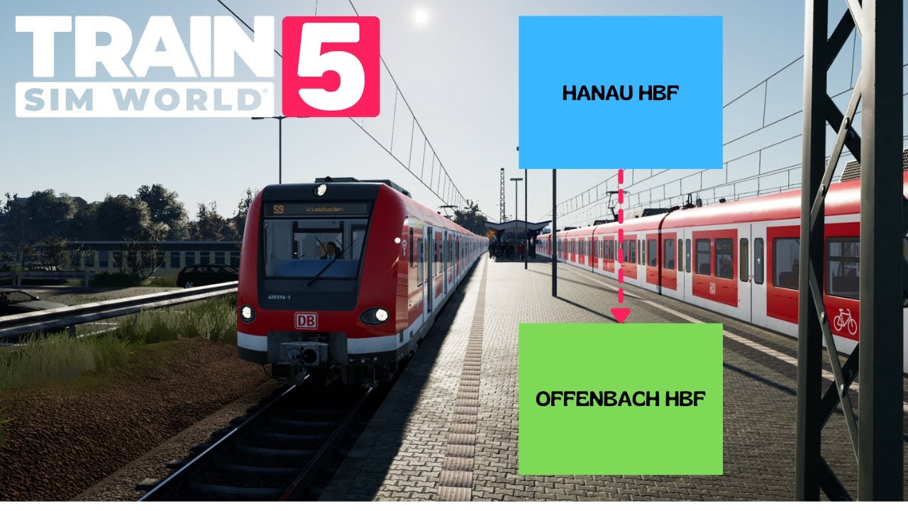 Train Sim World 5: HANAU HBF - OFFENBACH HBF | BR 423 BD | ITA