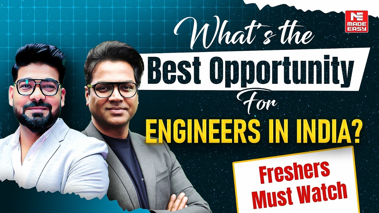 Best Career Opportunities for Engineers in India | GATE vs ESE vs PSU Jobs | Freshers Must Watch!