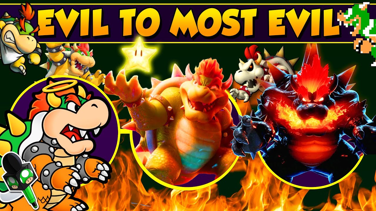 Every Bowser Incarnation: Evil To MOST Evil (Which Koopa King Is The Most Diabolical?)