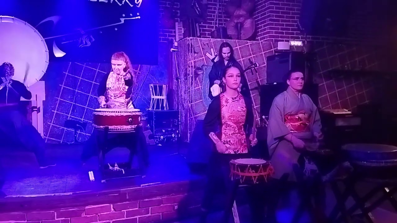 Spiritual Seasons и Taiko Drums Oo-Nami. Видео 1