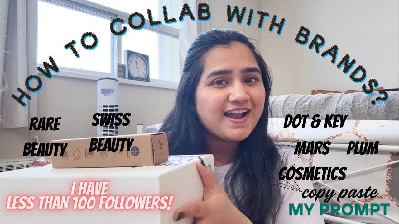 How to get collaboration with brands on instagram | collaborate with less followers!!! #collab