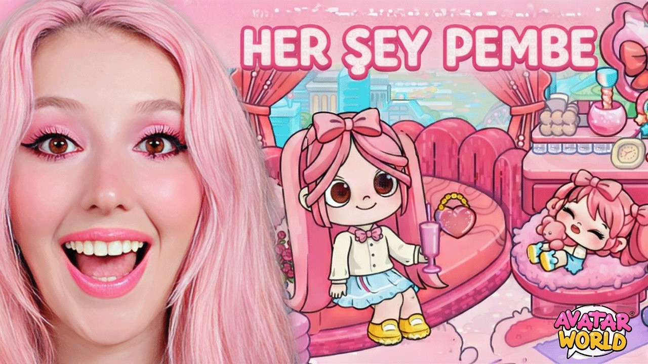 AVATAR WORLD HER ŞEY PEMBE