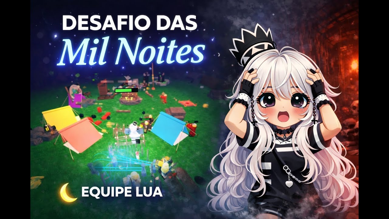SEGUNDA E ÚLTIMA CHANCE da EQUIPE LUA no Desafio das Mil Noites 🌙 | Gameplay Mudo