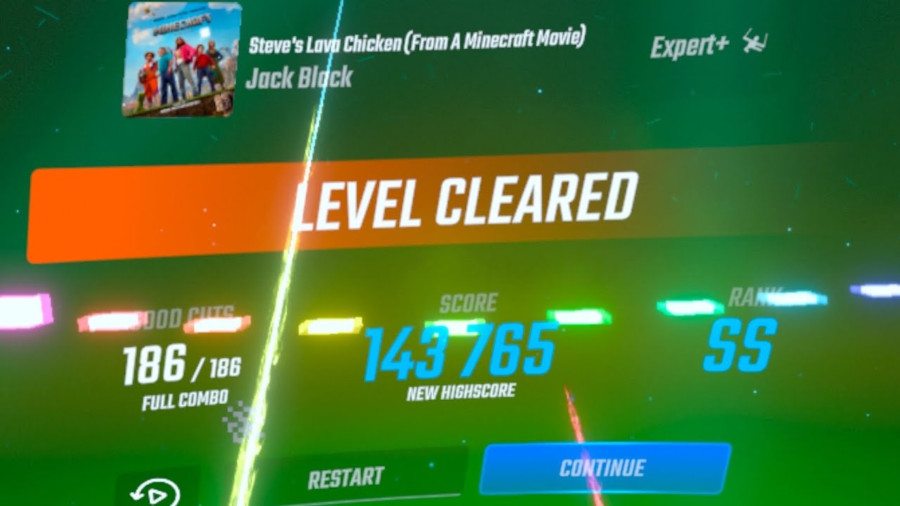 Modded Beatsaber but I'm not proud of it