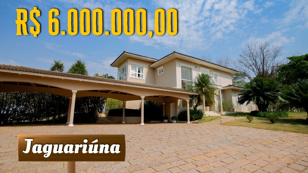 🎷Enorme Mansão de Alto Padrão em Condomínio de Luxo na cidade de Jaguariúna  - 25958