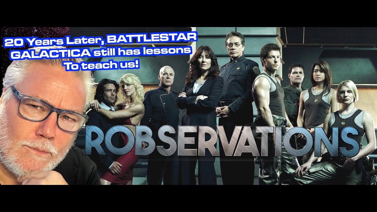 On its 20TH ANNIVERSARY, what lessons can we still learn from BATTLESTAR GALACTICA?!? #910