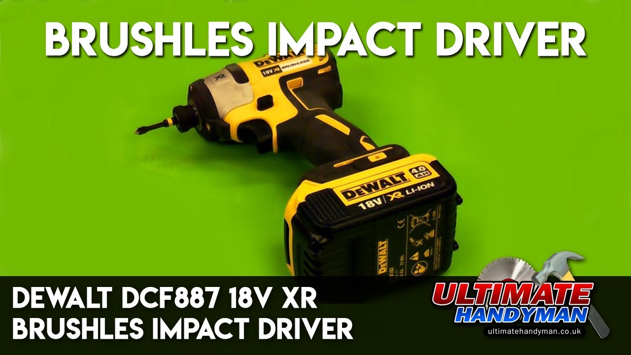 DEWALT DCF887 18V XR BRUSHLESS IMPACT DRIVER