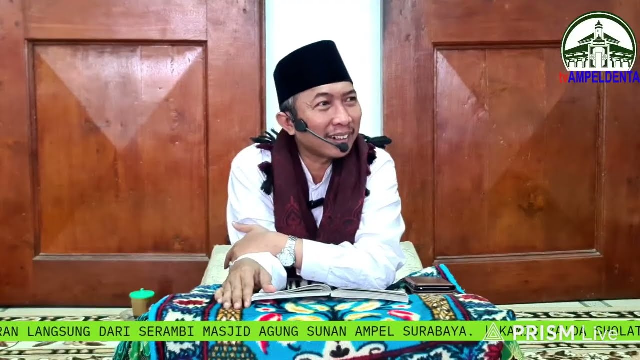 KH. MOCHAMMAD ZAINUL ARIFIN BIN ROMO KH. UMAR SAID SURABAYA. KAJIAN KITAB MINHAJUL ABIDIN IV. MASJID
