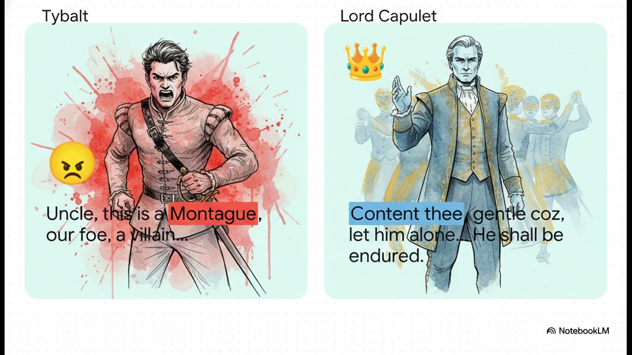 Romeo & Juliet Act 1 Scene 5 Overview