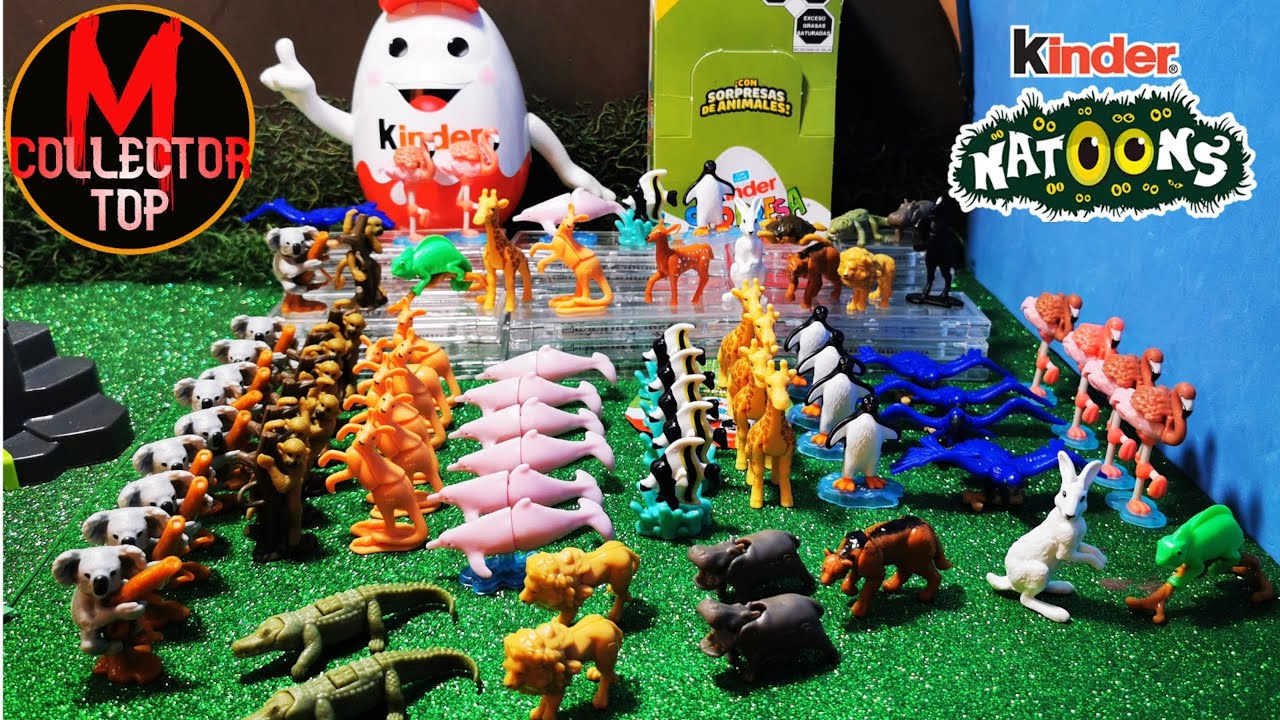 Colección Completa de KInder Sorpresa de Animales 2023 Natoons