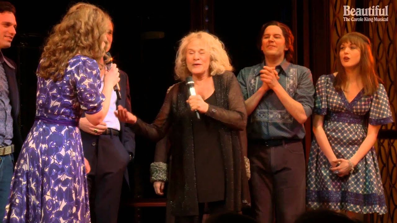 Carole King performs with the Cast of Beautiful live on stage!